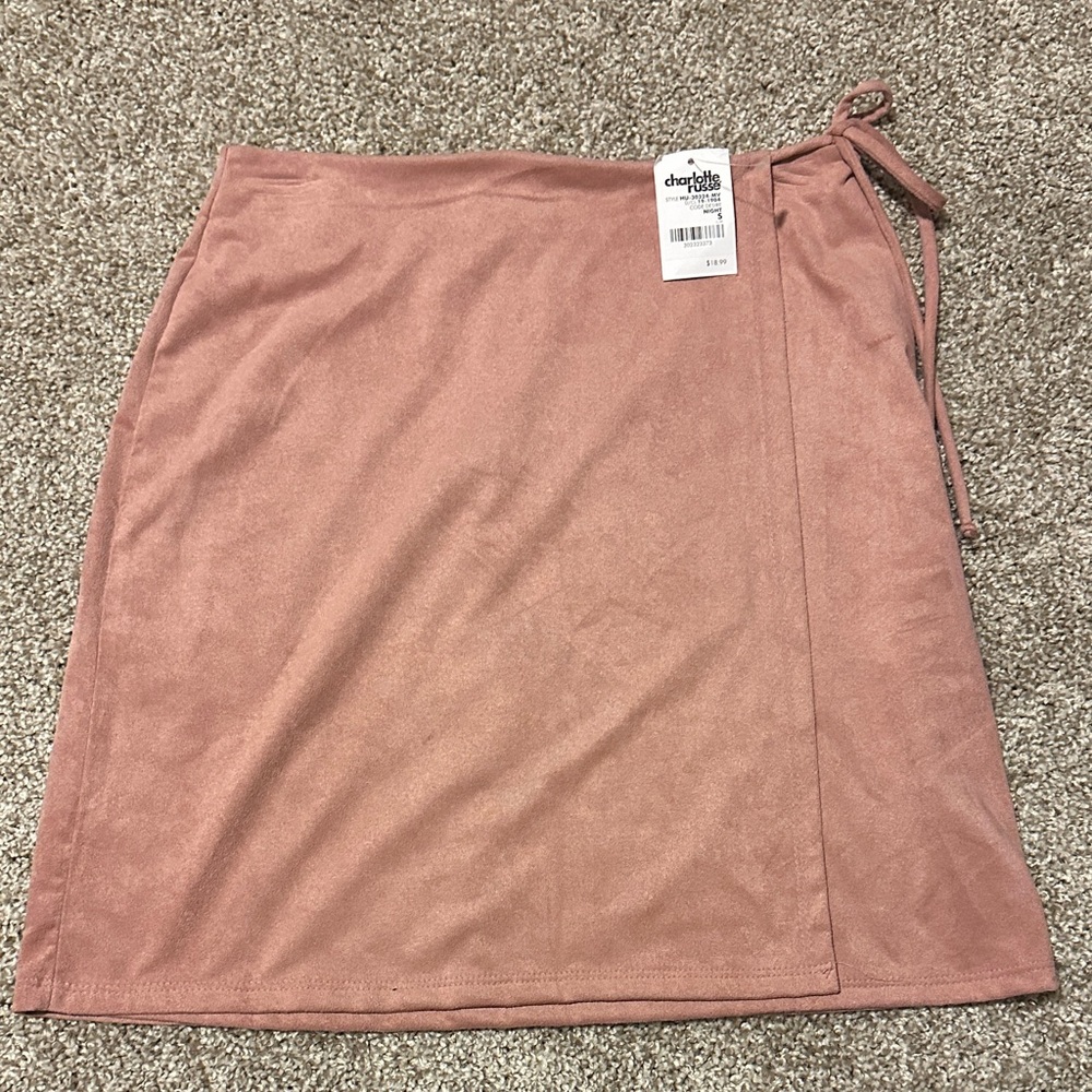 Charlotte Russe Dusty Rose Pencil Skirt